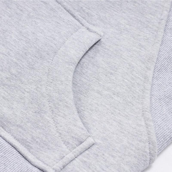 Casual Zipper Decor Slim Fit Hoodie | Nomadzens