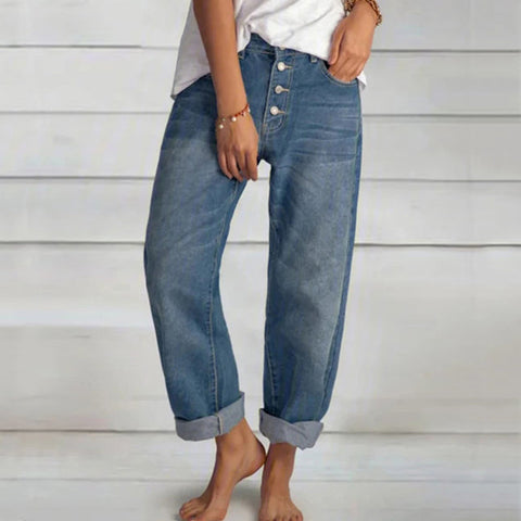 Loose Casual Straight Jeans | Nomadzens