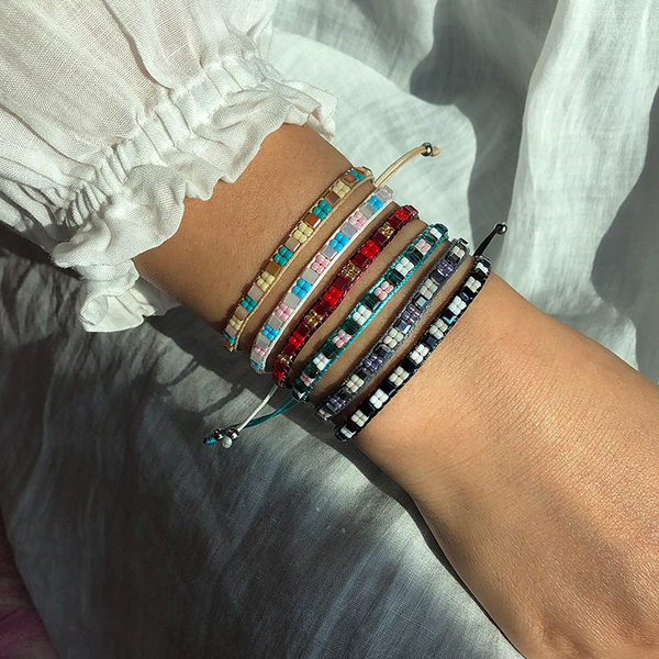 Boho Braided Crystal Beads Bracelet | Nomadzens