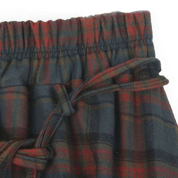 Retro Layered Irregular Hem Plaid Cotton Skirt | Nomadzens