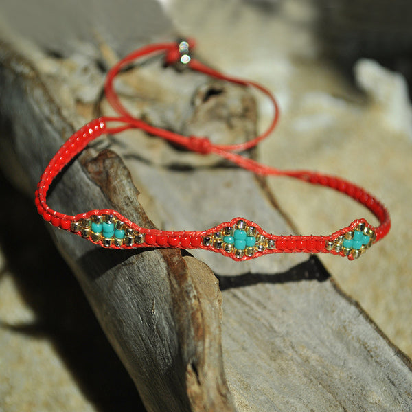 Boho Braided Colorful Beaded Bracelet Friendship Bracelet | Nomadzens